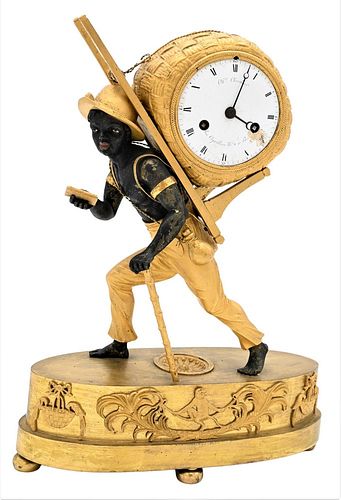 FRENCH GILT BRONZE BLACKAMOOR