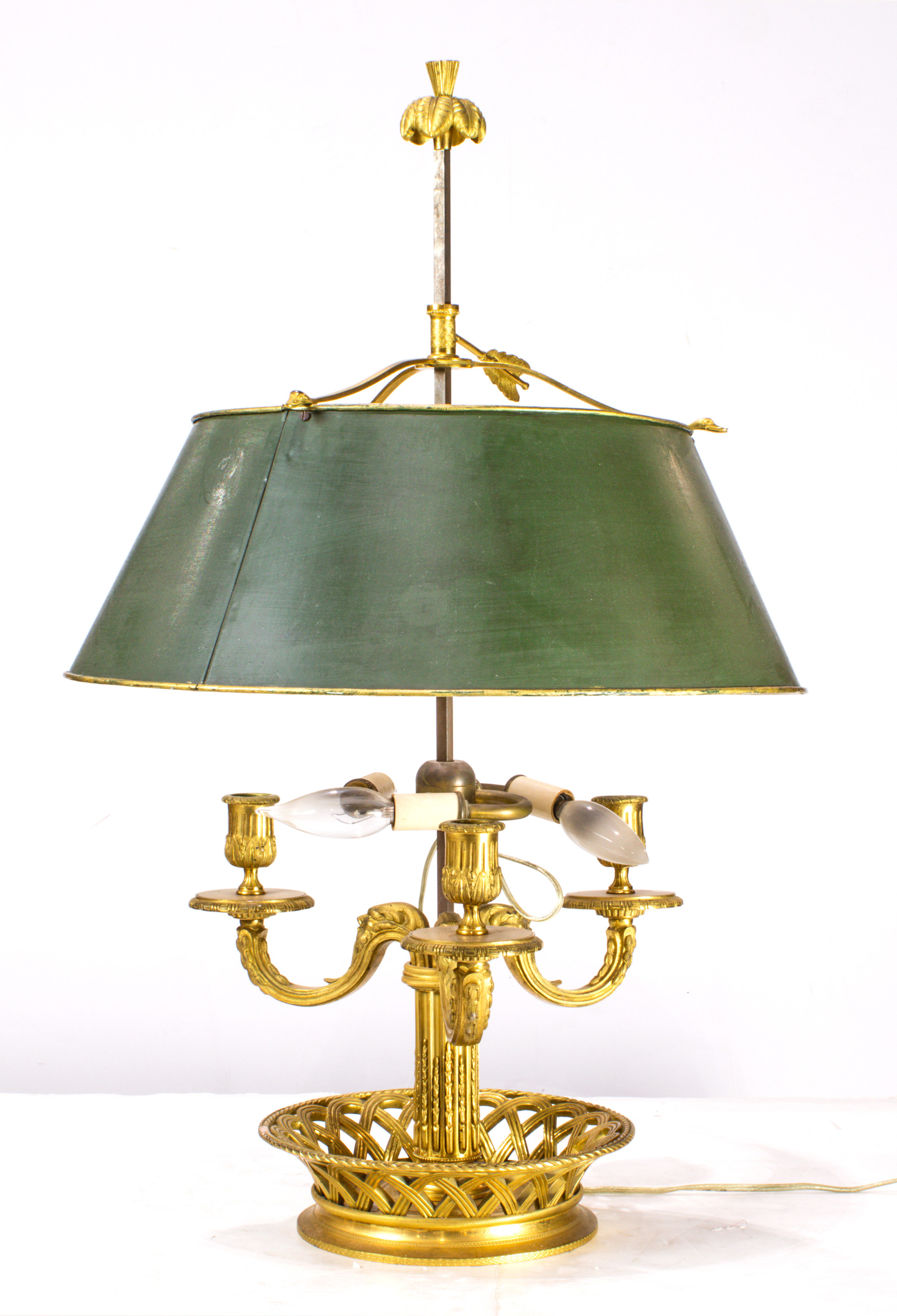 FRENCH GILT BRONZE BOUILLOTTE