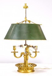 FRENCH GILT BRONZE BOUILLOTTE
