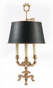 FRENCH GILT BRONZE BOUILLOTTE