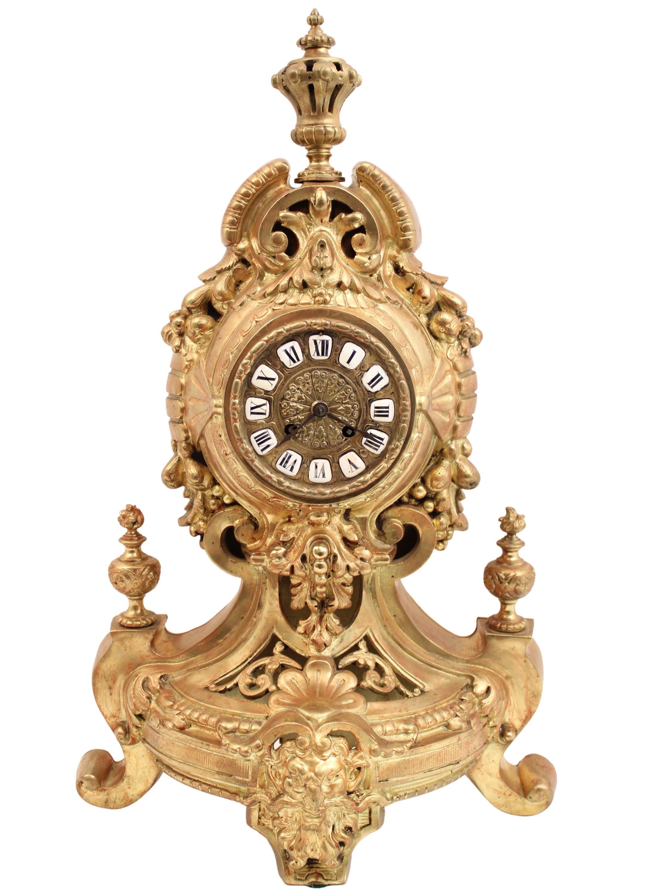 FRENCH GILT BRONZE CLOCK French