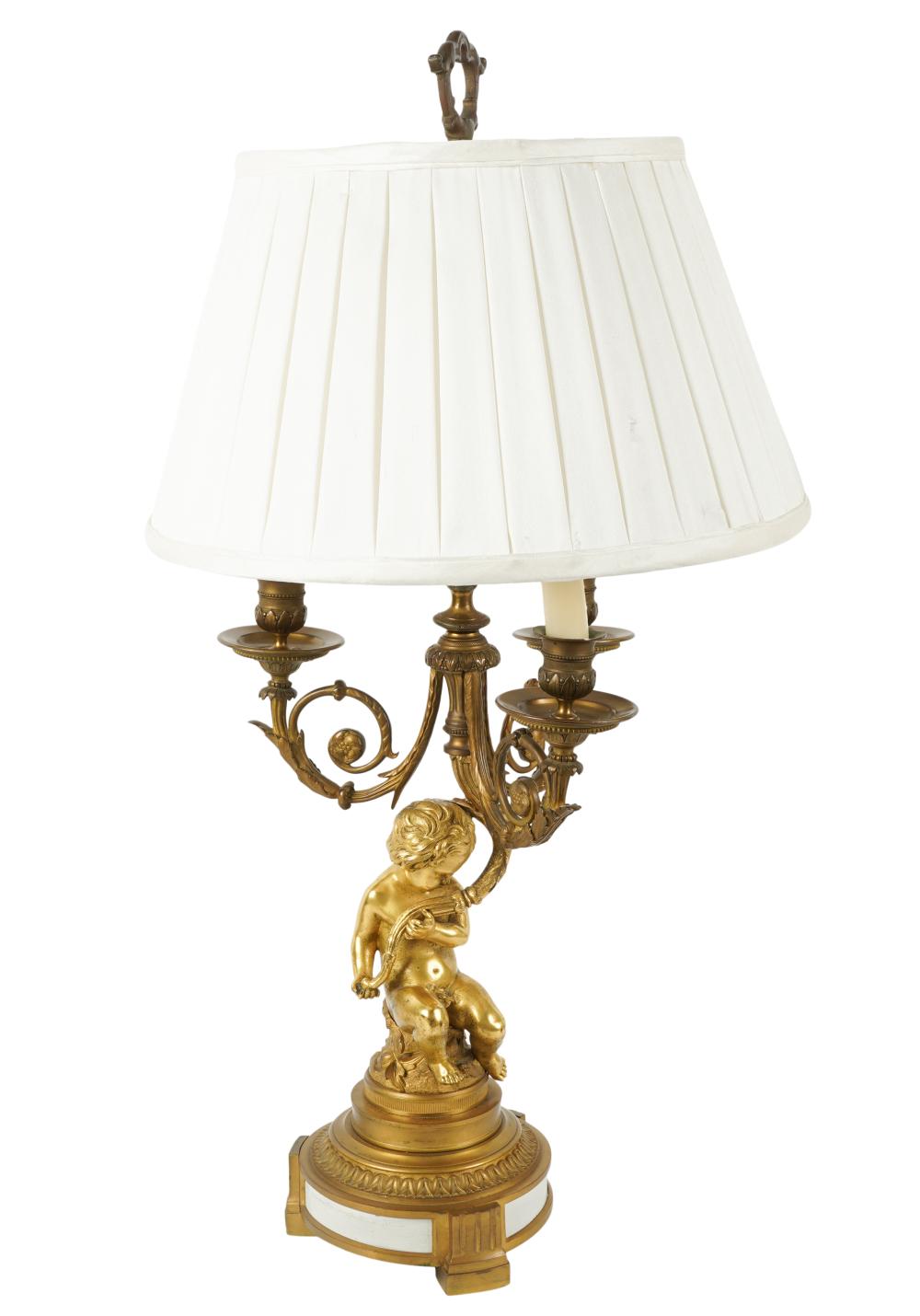 FRENCH GILT BRONZE FIGURAL