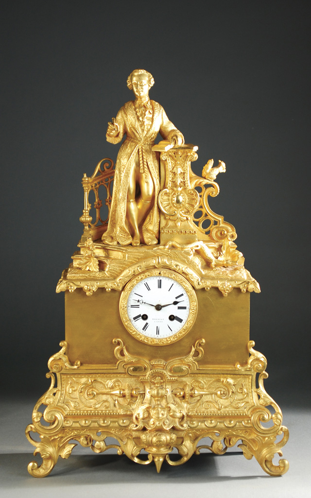 FRENCH GILT BRONZE FIGURAL
