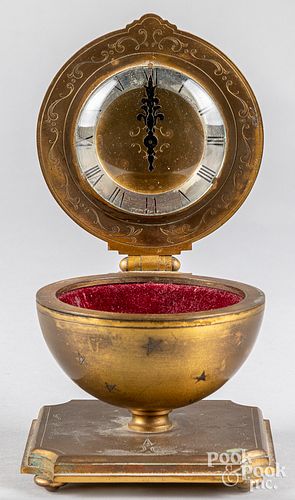 FRENCH GILT BRONZE GLOBULAR