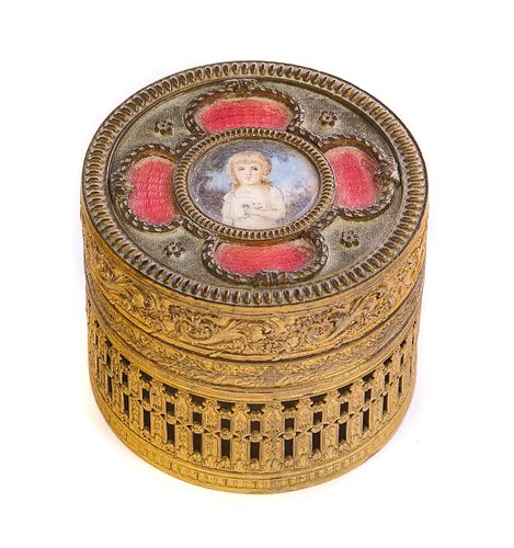 FRENCH GILT BRONZE LADIES DRESSER
