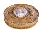 FRENCH GILT BRONZE LADIES DRES