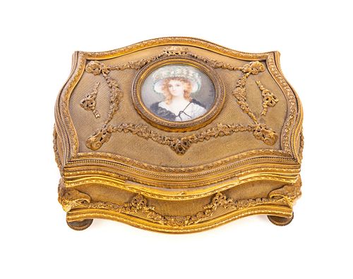 FRENCH GILT BRONZE LADIES DRESSER