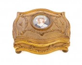 FRENCH GILT BRONZE LADIES DRES
