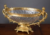 FRENCH GILT BRONZE MOUNT CUT C