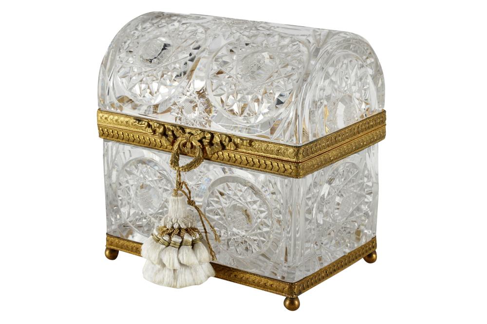 FRENCH GILT BRONZE-MOUNTED CUT