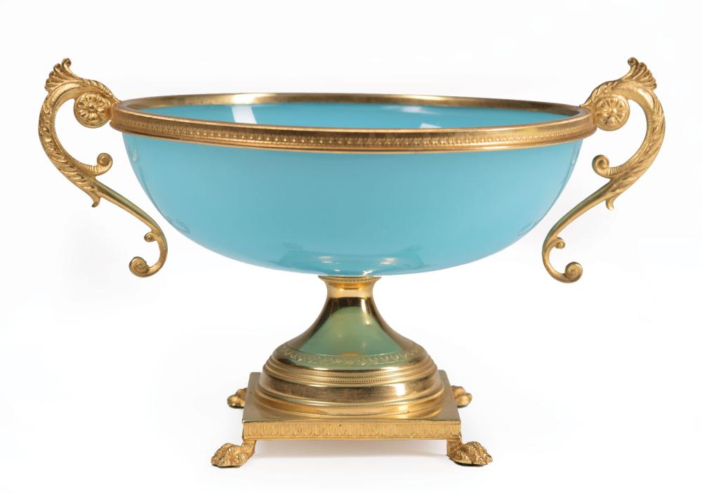 FRENCH GILT BRONZE-MOUNTED GLASS