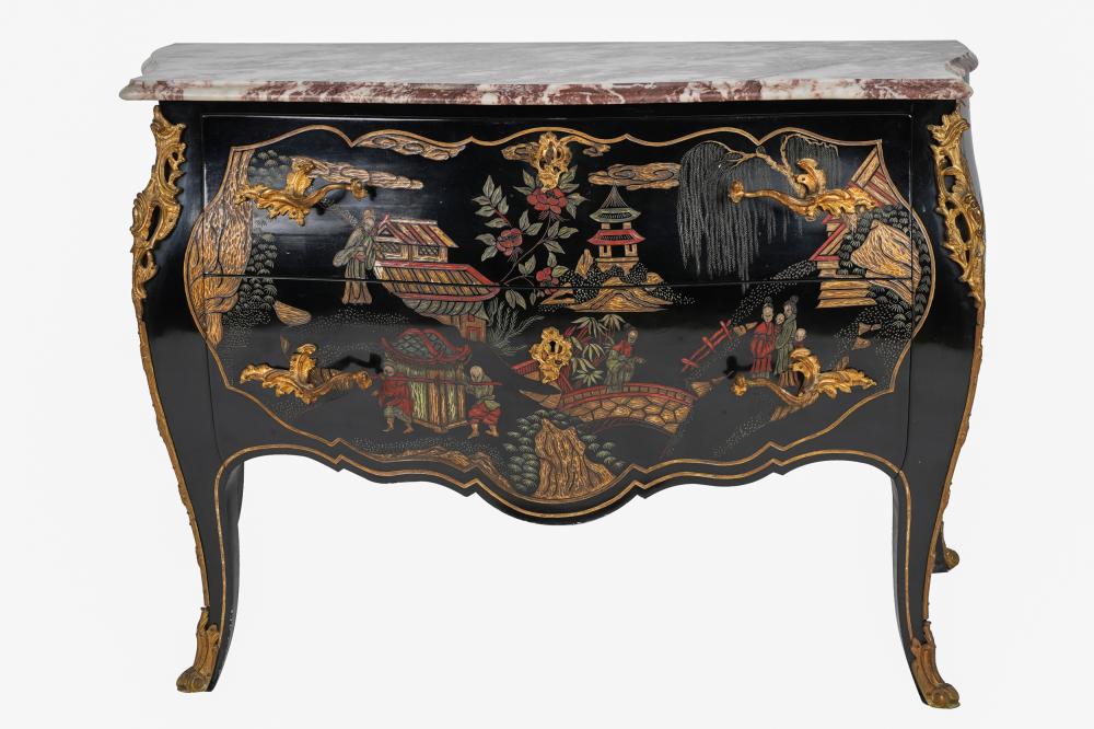 FRENCH GILT BRONZE-MOUNTED