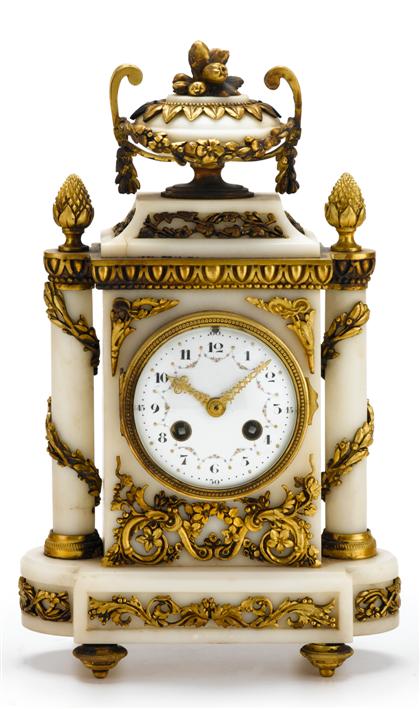 French gilt bronze mounted marble