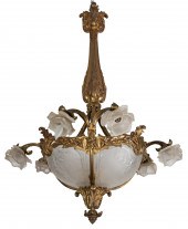 FRENCH GILT BRONZE ROCCO CHAND