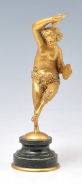 FRENCH GILT BRONZE STATUE OF S