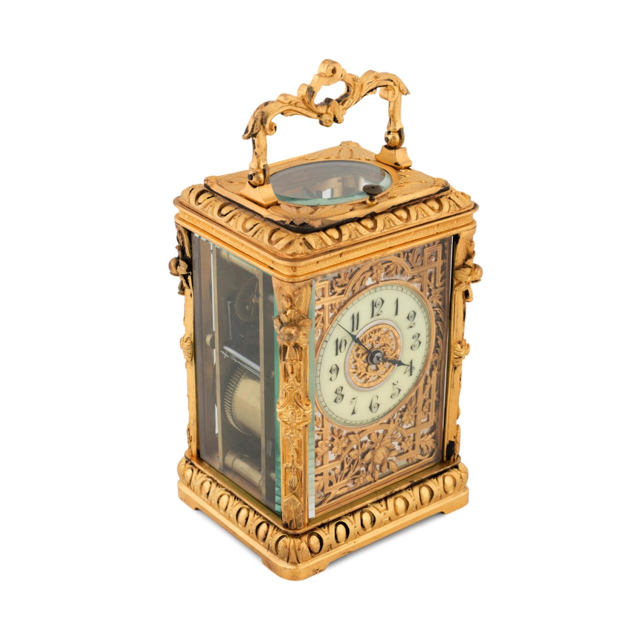 FRENCH GILT BRONZE TRAVEL