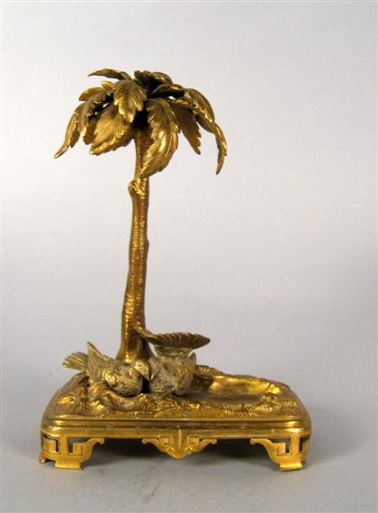 French gilt bronze vide poche   