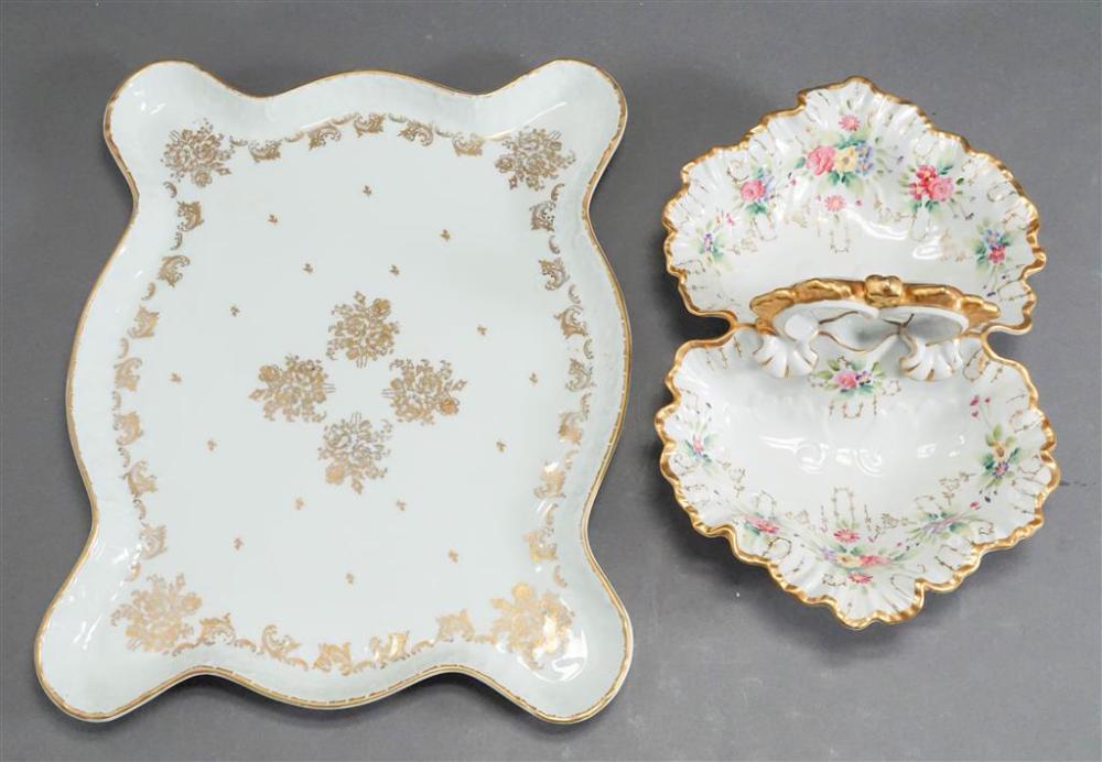 FRENCH GILT DECORATED PORCELAIN