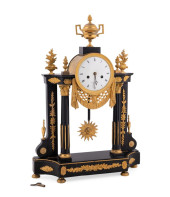 FRENCH GILT EMPIRE PORTICO TAB