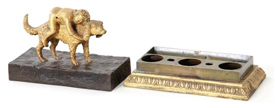 French gilt figural bronze