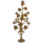 FRENCH GILT FLORAL CHURCH ALTA