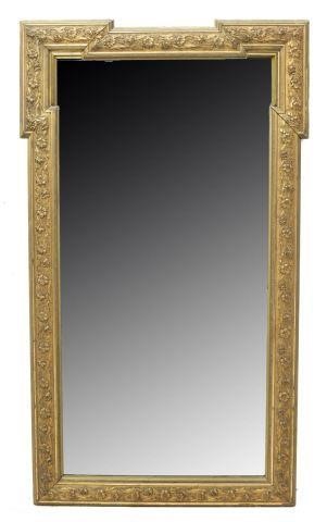 FRENCH GILT FRAMED WALL MIRROR