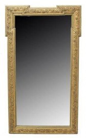 FRENCH GILT FRAMED WALL MIRROR