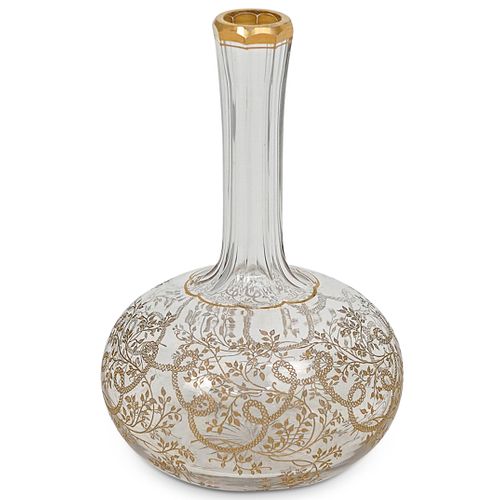 FRENCH GILT GLASS BUD
