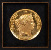 FRENCH GILT-IRON PRESENTATION