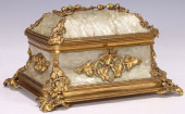 FRENCH GILT-METAL &AMP; MOTHER