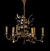 French Gilt-Metal and Colorles