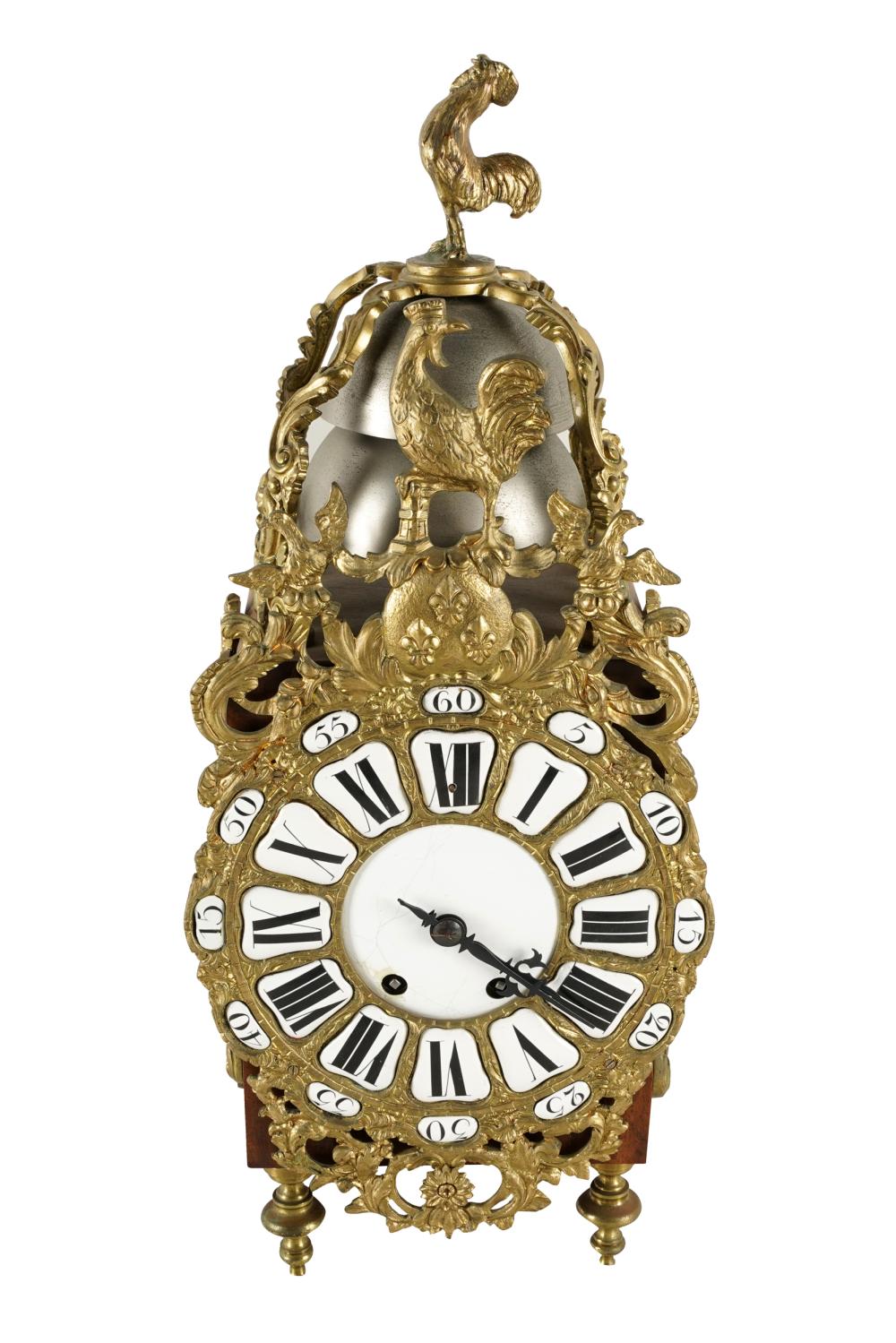 FRENCH GILT METAL & MAHOGANY