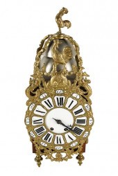 FRENCH GILT METAL & MAHOGANY C