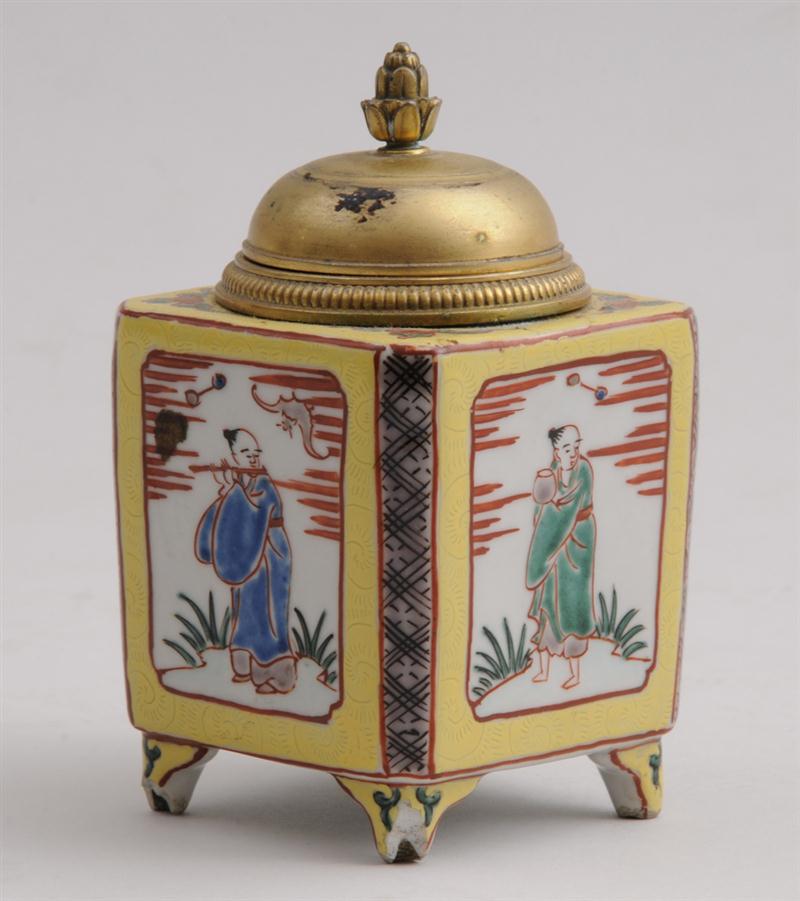 FRENCH GILT-METAL MOUNTED ''FAMILLE