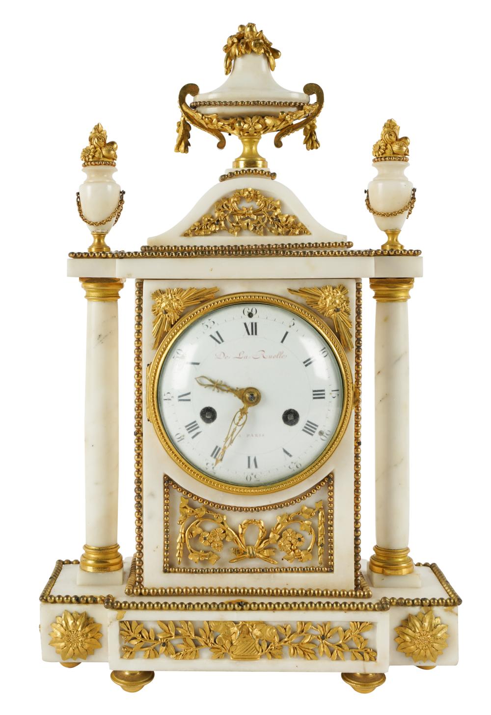 FRENCH GILT METAL-MOUNTED MARBLE
