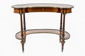 FRENCH GILT METAL-MOUNTED WALN
