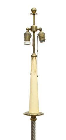 FRENCH GILT METAL TWO-LIGHT