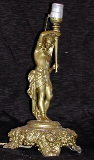 French Gilt-Spelter Figural