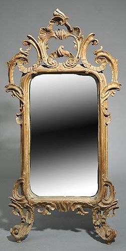 FRENCH GILT WALL MIRROR19th C.