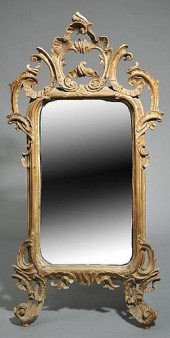 FRENCH GILT WALL MIRROR19th C.