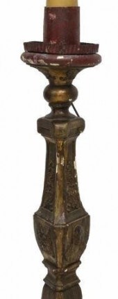 FRENCH GILTWOOD ALTAR LIGHT ST