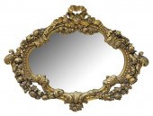 FRENCH GILTWOOD CARTOUCHE-SHAP