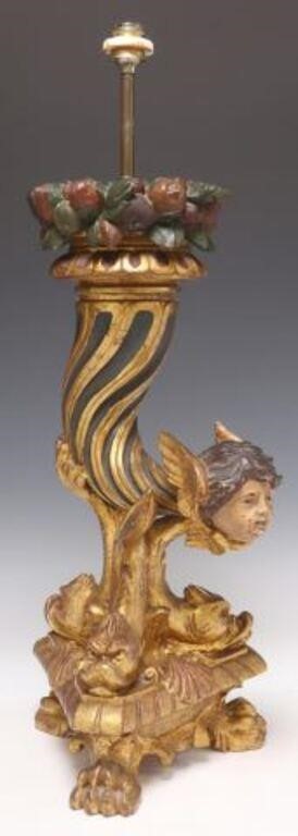 FRENCH GILTWOOD FIGURAL