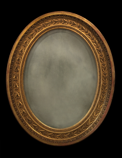 French Giltwood Looking Glass, 