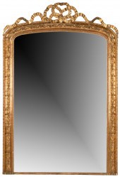 FRENCH GILTWOOD MANTEL MIRRORF