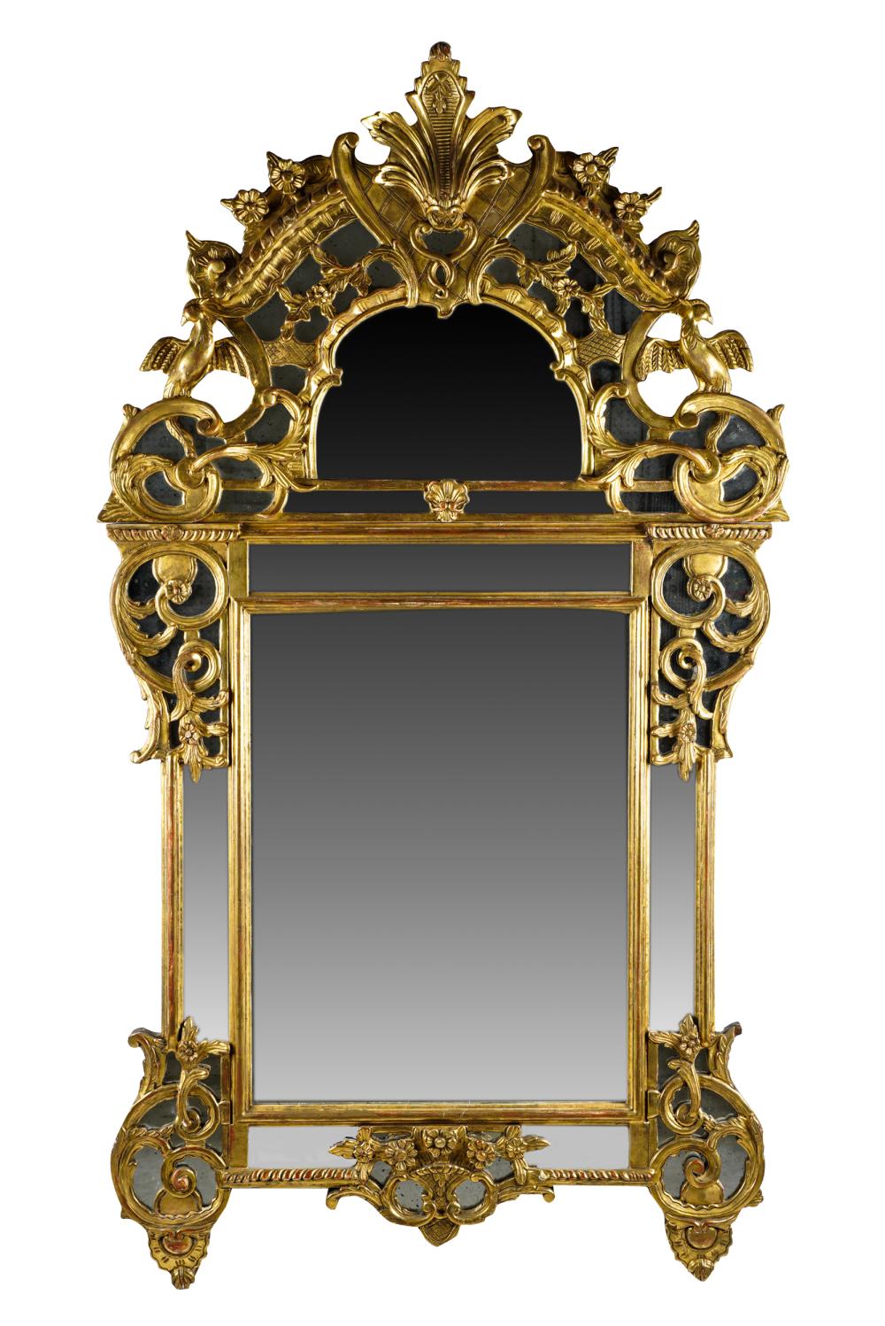 FRENCH GILTWOOD MIRRORwith mirrored