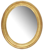 FRENCH GILTWOOD OVAL PICTURE F