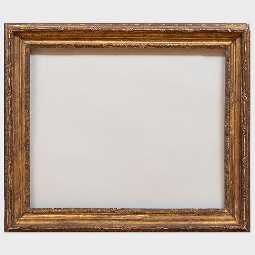 FRENCH GILTWOOD PASTEL MOLDING WITH