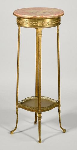 FRENCH GILTWOOD PEDESTAL OR PLANT
