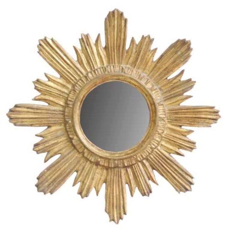FRENCH GILTWOOD SUNBURST